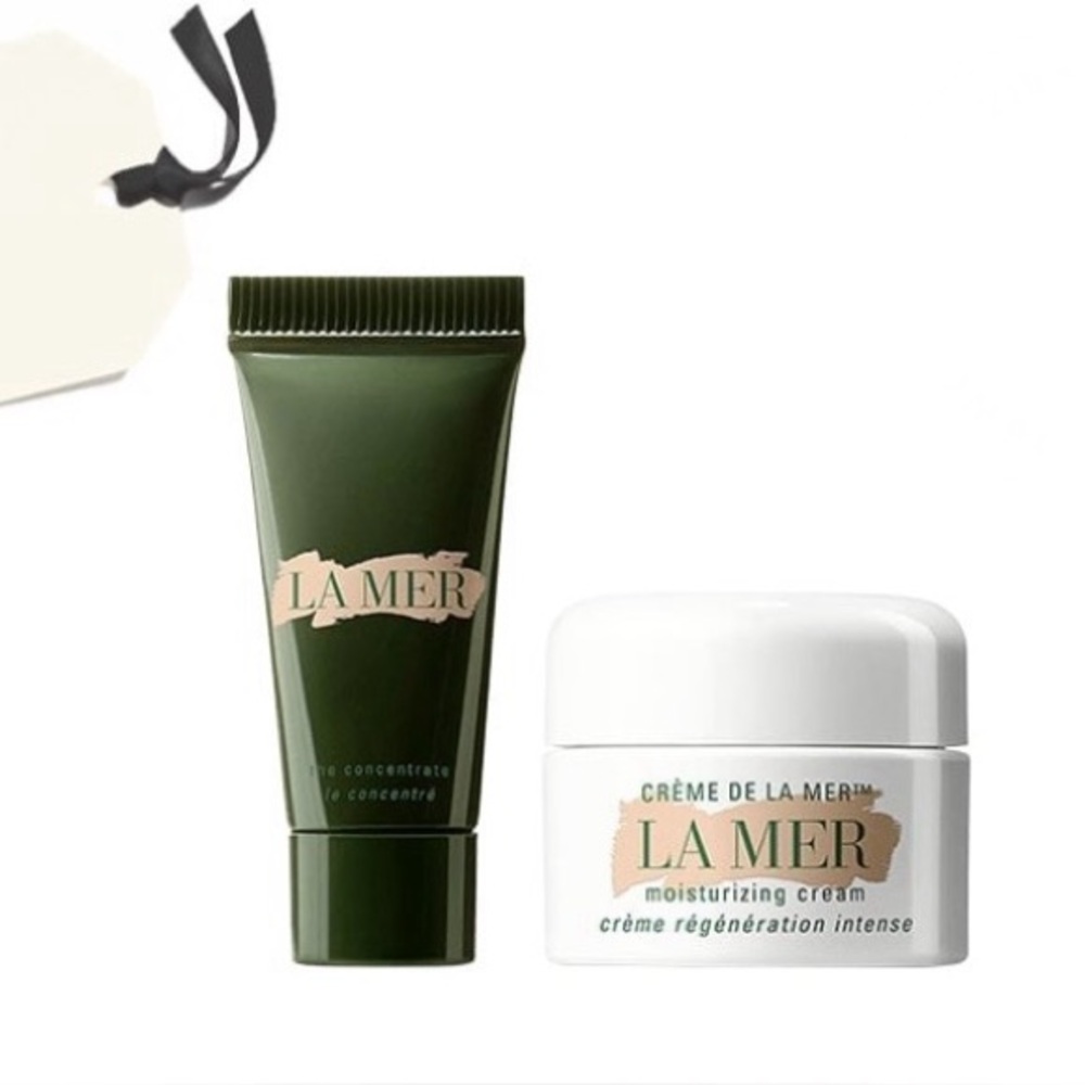 La Mer Skincare Trial Set - Green and White